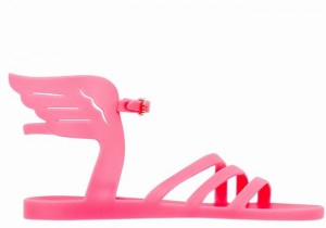 Women Ancient Greek Sandals Ikaria Ankle Strap Sandals Rose Pink | GNR4470MN